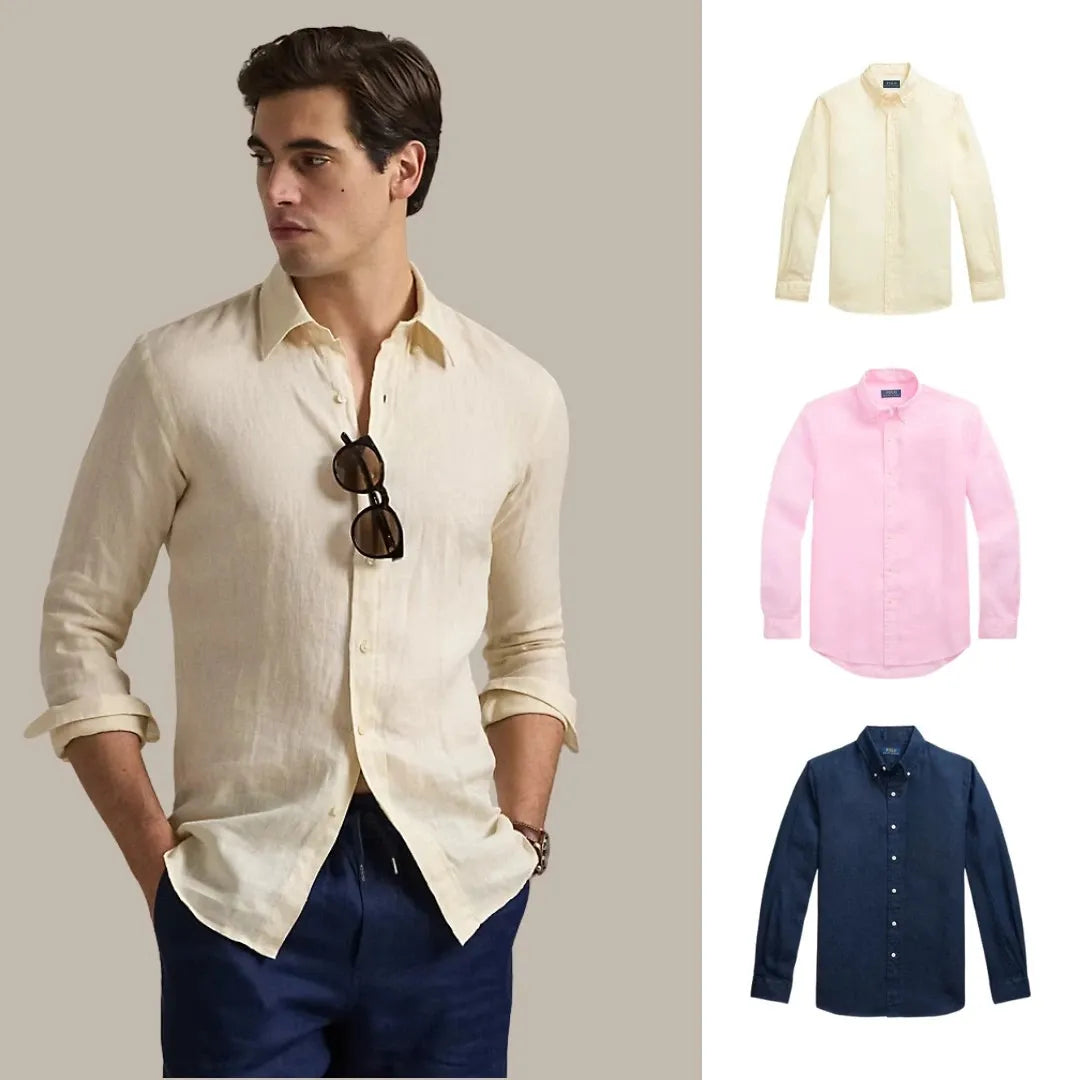 ACHETEZ 1, RECEVEZ 3 — CHEMISE EN LIN CLASSIQUE