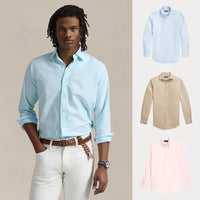 ACHETEZ 1, RECEVEZ 3 – ENSEMBLE OXFORD TRIO DE CHEMISES CLASSIQUES - BLEU • BEIGE • BLANC / S