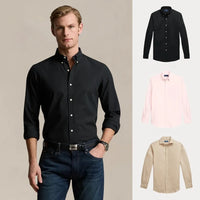 ACHETEZ 1, RECEVEZ 3 – ENSEMBLE OXFORD TRIO DE CHEMISES CLASSIQUES - NOIR • BLANC • BEIGE / S